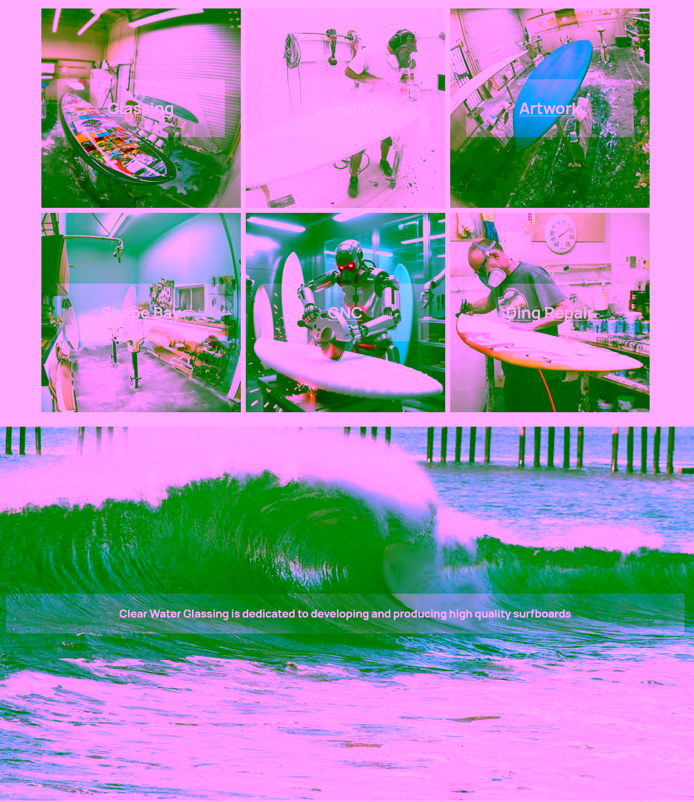 Clear Water Glassing project preview